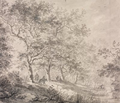 صف الأشجار بواسطة جان ديركز بوث